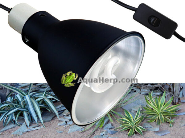Terraarion valaisin E27 Deep Dome 14cm.